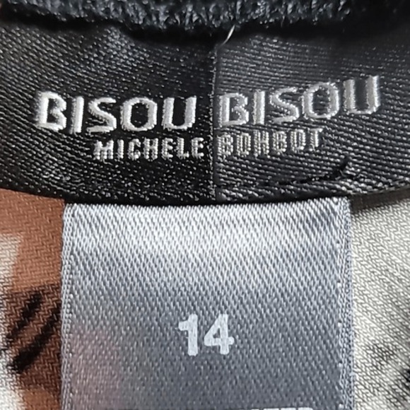 Bisou Bisou Black & White Sleeveless Bodycon Dress‎ - Picture 11 of 13